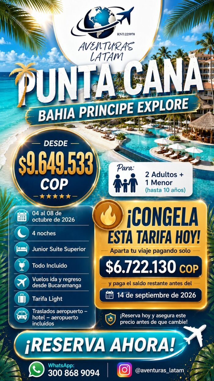 Punta Cana todo incluido